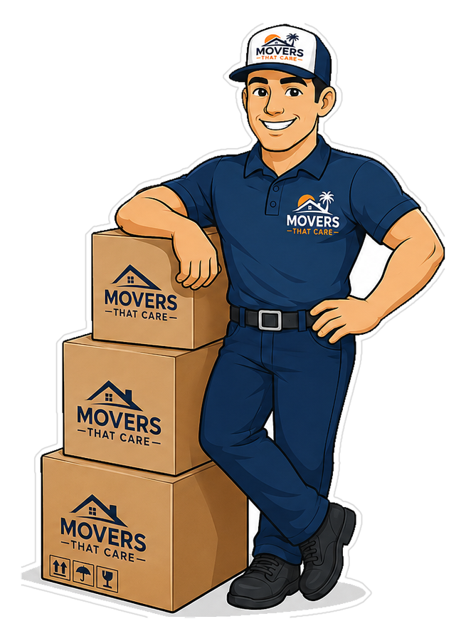 Movers That Care mover mascot